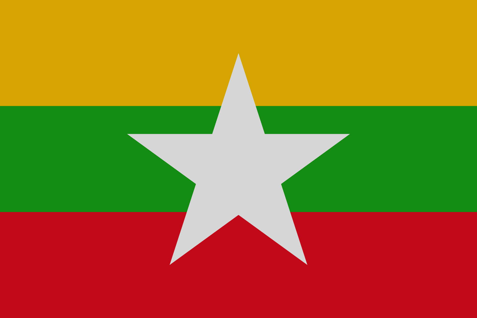Fahne Myanmar
